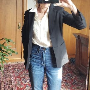 Fully Lined Black Wool Blazer by Banana Republic | Size 2